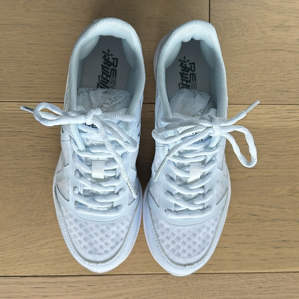 Rebel Athletic Ruthless White Cheer Shoe, size 5 - Picture 2 of 8